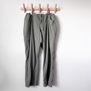 Kuhl Olive Cargo Hiking Pants With Roll Up Hem